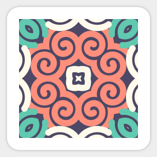 Stylish pattern design Sticker